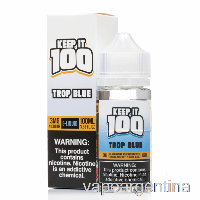 Trop Blue - Keep It 100 E-líquido - 100ml 6mg Vape Argentina